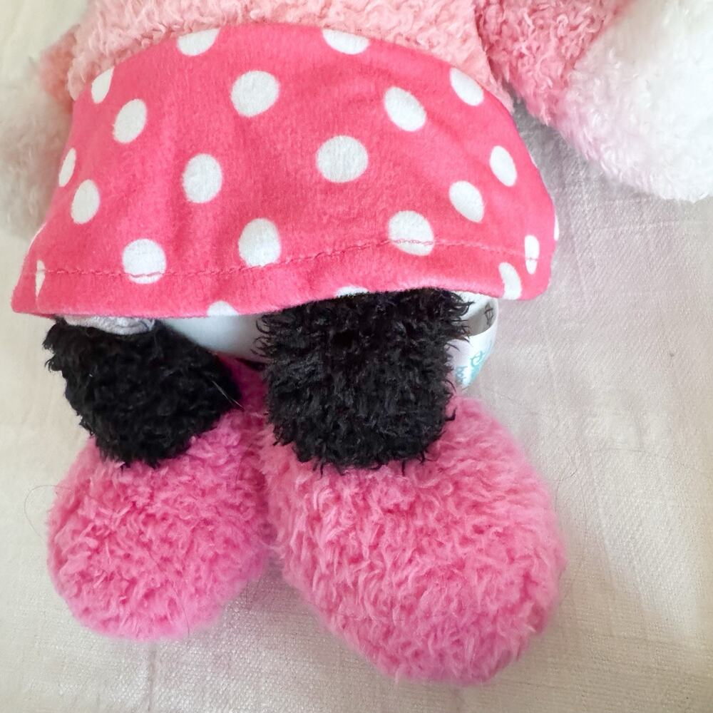 Disney Baby Cuteeze Minnie Mouse 14" Collectible Plush‎ Toy Pink Fuzzy - Picture 4 of 6
